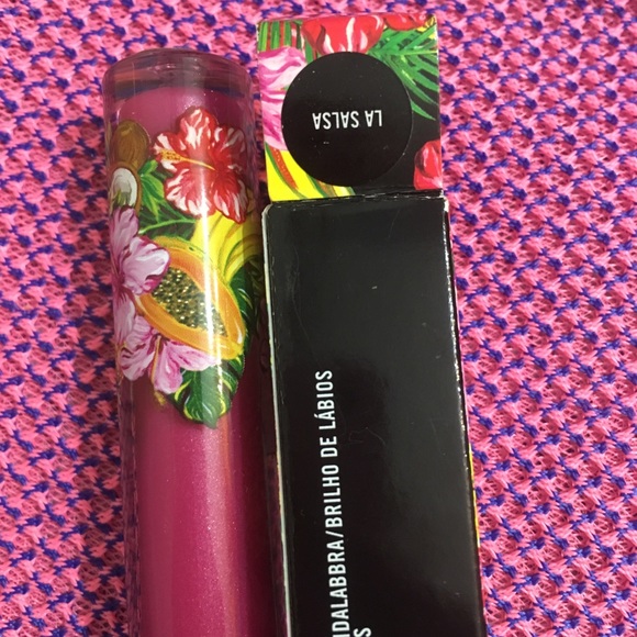 Mac Cosmetics Fruity Juicy La Salsa Creamsheen Lipglass Lipgloss BNIB - Picture 4 of 16